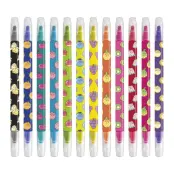 Pusheen Fruits set of 12 erasable makers