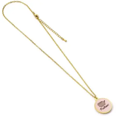 Pusheen Halsband - för  guldfärgad