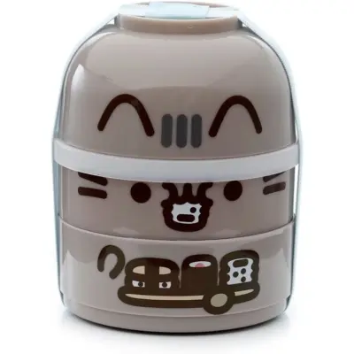 Pusheen Lunchlåda - Bento stapellunchbox - för None - flerfärgad