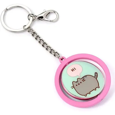 Pusheen Nyckelring - Hi & Bye - Spin - för None - silverfärgad