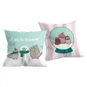 Pusheen Pillow Let it Snow 40x40 cm
