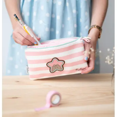 Pusheen - Rose Collection - Triple Pencil Case