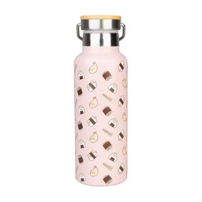 Pusheen Sushi Roll metallic bottle