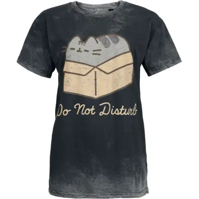 Pusheen T-shirt - Do Not Disturb - S XL - för Dam - svart