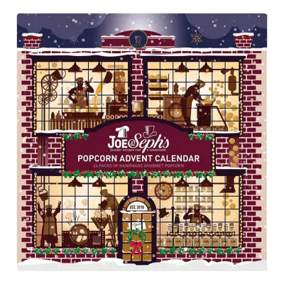 Joe&Seph's Red Classic Popcorn Adventskalender - 168 gram