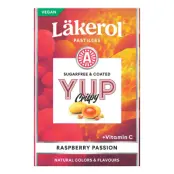 Läkerol Yup Crispy Raspberry Passion - 40 gram