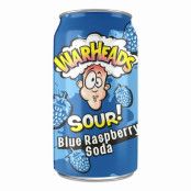 Läsk, Warheads sour blue raspberry 355 ml