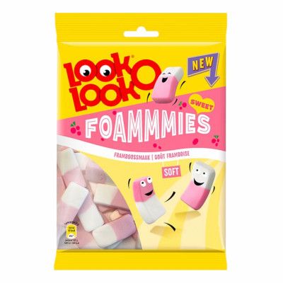 Look-O-Look Foammies Raspberry - 180 gram