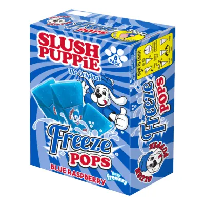 SLUSH PUPPiE Easy Freeze Triangles Blue Raspberry - 8-pack