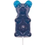 Stor Gummy Björn på Pinne - 227 g - Blue Raspberry