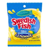 Swedish Fish Blue Raspberry Lemonade - 102 gram