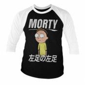 Morty Smith Baseball 3/4 Sleeve Tee, Long Sleeve T-Shirt
