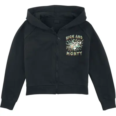 Rick And Morty - Anime Luvjack - Barn - Splash - 140 176 - för barn - svart