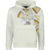 Rick And Morty - Anime Luvtröja - Pizza Party - S XXL - för Herr - vit