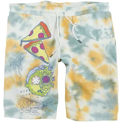Rick And Morty - Anime Shorts - Pizza - XL - för Herr - flerfärgad