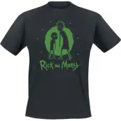 Rick And Morty - Anime T-shirt - Ghost - S L - för Herr - svart