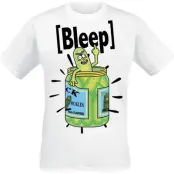 Rick And Morty - Anime T-shirt - I´m A Bleep Pickle - S XXL - för Herr - vit