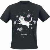 Rick And Morty - Anime T-shirt - Schroedingers Cat - S XXL - för Herr - svart