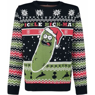 Rick And Morty Christmas jumper - Pickle Rick - S 5XL - för Herr - flerfärgad