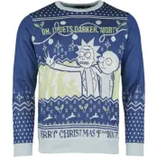 Rick And Morty Christmas jumper - Space - S L - för Herr - flerfärgad