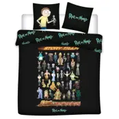 Rick and Morty cotton duvet cover bed 135cm