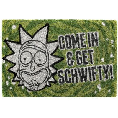 Rick And Morty Dörrmatta - Get Schwifty - för  flerfärgad