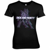 Rick And Morty Glitch Girly Tee, T-Shirt