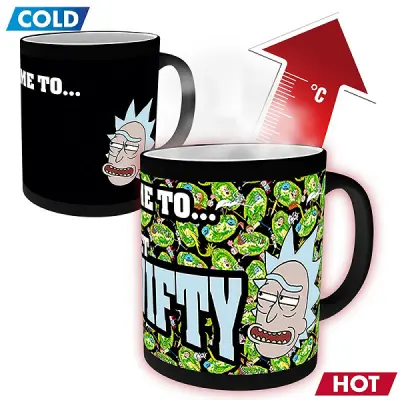 Rick And Morty - Mug heatchange 320ml - Get Schwifty