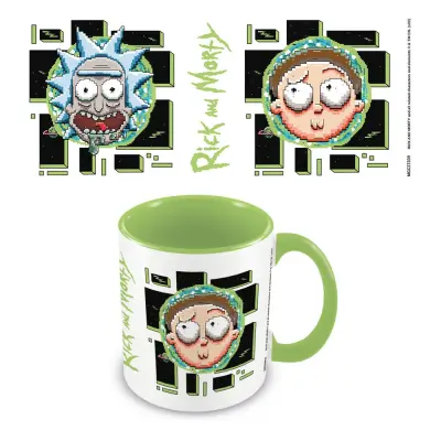 Rick and Morty Mug Pixel Breakout