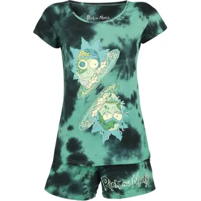 Rick And Morty Pyjamas - Glitch - S XL - för Dam - flerfärgad