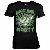 Rick And Morty Splash Girly Tee, T-Shirt