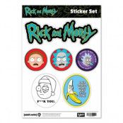 Rick And Morty Sticker Set, Accessories