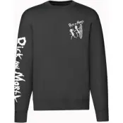 Rick And Morty Sweatshirt - Get Ready - S XXL - för Herr - svart
