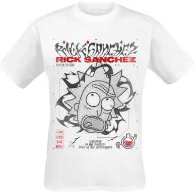 Rick And Morty T-shirt - Darkest Year - L XXL - för Herr - vit