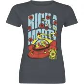 Rick And Morty T-shirt - Focus On Science - S XXL - för Dam - mörkgrå