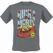 Rick And Morty T-shirt - Focus On Science - S XXL - för Herr - mörkgrå