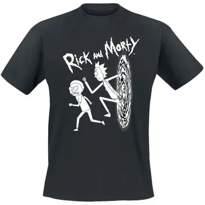 Rick And Morty T-shirt - Get Ready - S 5XL - för Herr - svart