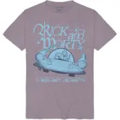 Rick And Morty T-shirt - Get Schwifty - S XXL - för Herr - violett