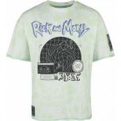 Rick And Morty T-shirt - Goodbye Moonmen - S XL - för Herr - grön