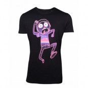 Rick And Morty T-shirt Neon Morty, MEDIUM