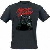 Rick And Morty T-shirt - Night Family - S L - för Herr - svart