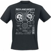 Rick And Morty T-shirt - Rick and Morty - Nobody Exists On Purpose - S XXL - för Herr - svart