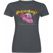 Rick And Morty T-shirt - Science - S XXL - för Dam - mörkgrå