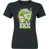 Rick And Morty T-shirt - Season 6 - S XXL - för Dam - svart