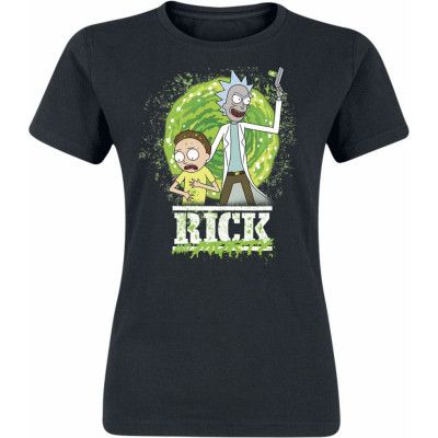 Rick And Morty T-shirt - Season 6 - S XXL - för Dam - svart