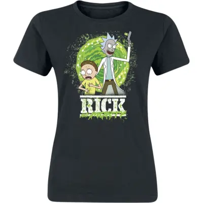 Rick And Morty T-shirt - Season 6 - S XXL - för Dam - svart