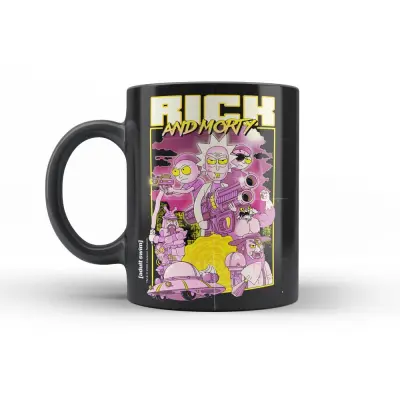 Rick & Morty Retro Poster Mug
