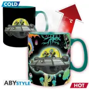 Rick & Morty Heat Change Space Ship Mug