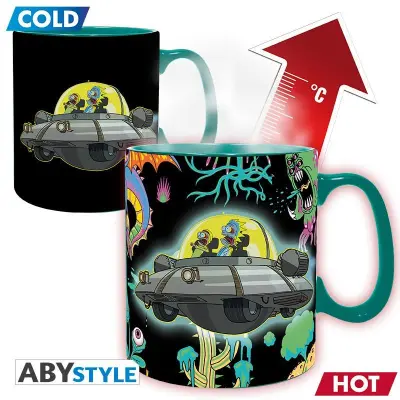 Rick & Morty Heat Change Space Ship Mug