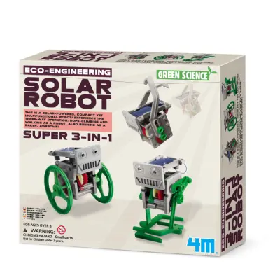4M - Eco-Engineering 3-in-1 Mini Solar Robot
